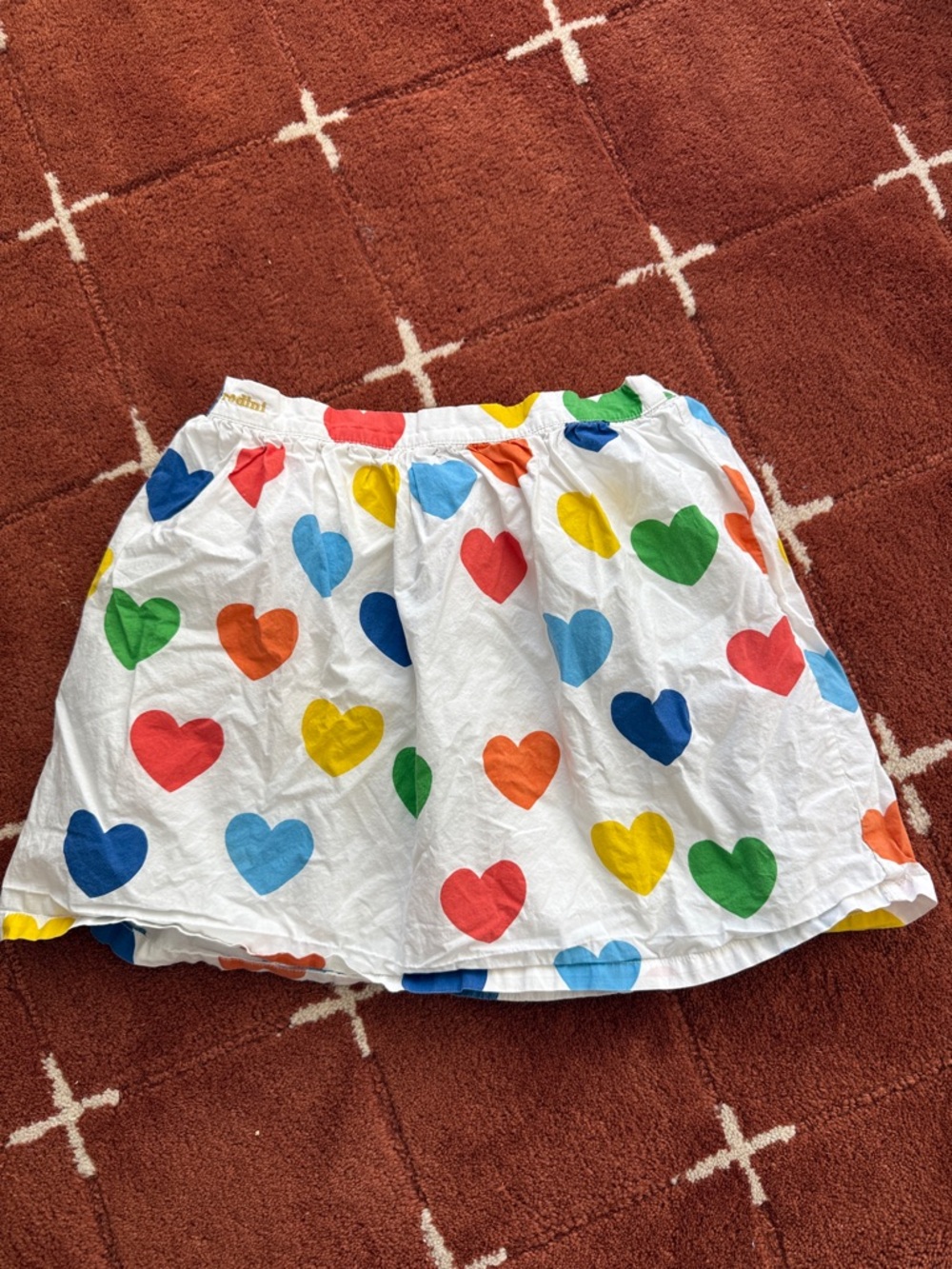 Mini Rodini hearts rainbow skirt